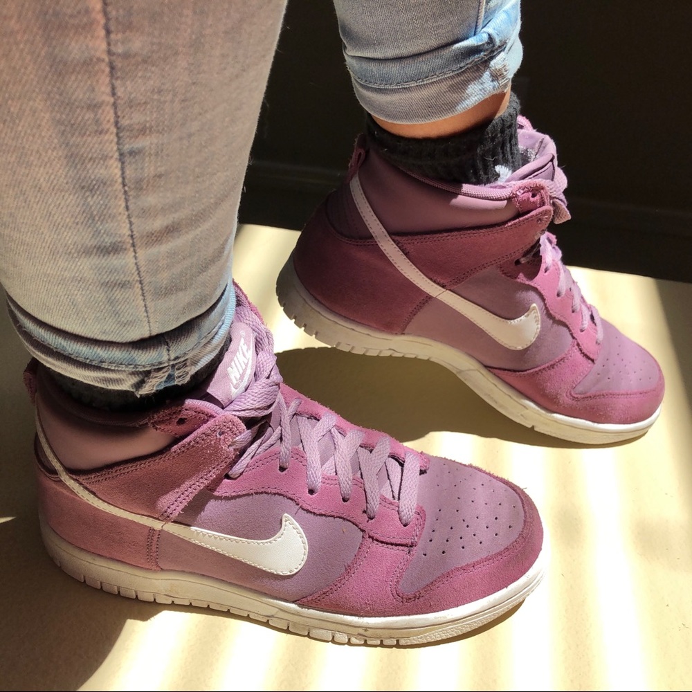 Purple Nike Hightops 🔮